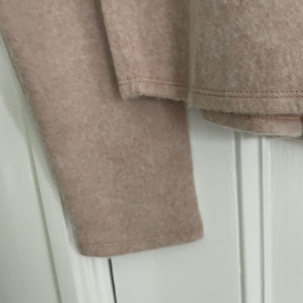 Socialite Split Neck Long Sleeve Pullover Sweater… - image 6